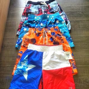 Boys Swimming Trunks (Lot of 4)